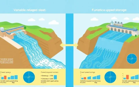 How does variable-speed pumped storage hydropower compare to traditional pumped storage in terms of efficiency