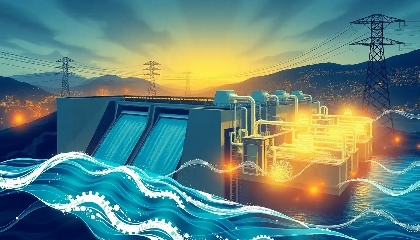 How does variable-speed pumped storage hydropower contribute to grid stability during sudden power outages