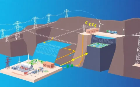 What role does the electricity grid play in the operation of pumped hydroelectric storage