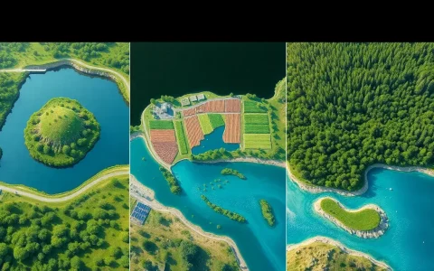 What are the environmental impacts of different reservoir sizes in pumped hydroelectric systems