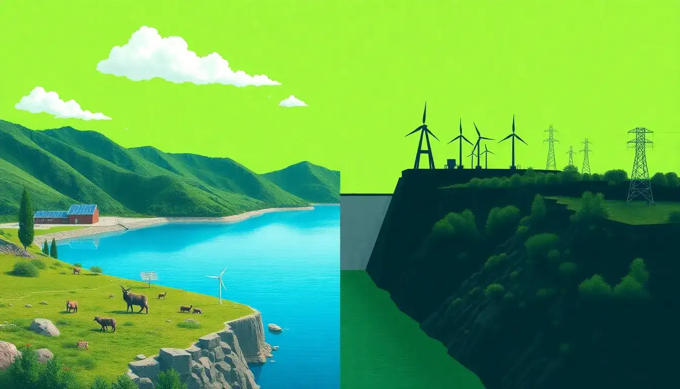 What are the advantages and disadvantages of pumped storage hydropower in terms of environmental impact