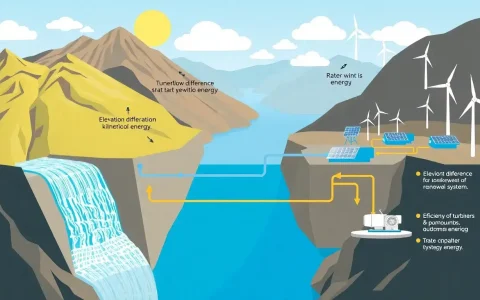 What are the main factors influencing the efficiency of pumped hydroelectric energy storage