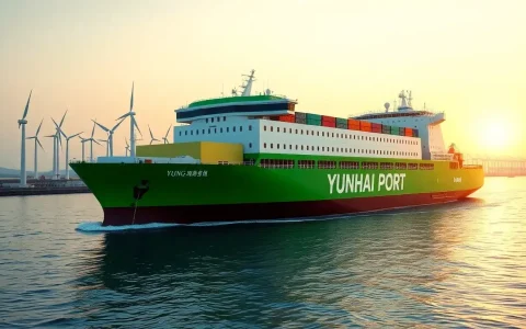 China Launches New Green LNG-Powered Cargo Ship "Yunhai Port" for Sustainable Shipping Solutions