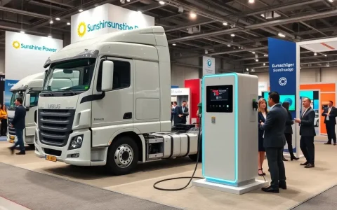 Sunshine Power Unveils Innovative Solutions for Heavy-Duty Electric Truck Charging at Shanghai International Charging Exhibition