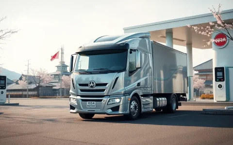 Japan Allocates 46 Billion Yen Subsidy for Hydrogen Fuel Cell Trucks Amidst Declining Hydrogen Station Availability