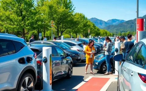 China's Electric Vehicle Charging Hits Record High During May Day Road Trips