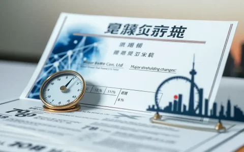 Notice of Shareholding Changes for Shanghai Pylon Energy Technology Co., Ltd. Triggering 1% and 5% Thresholds by Major Shareholders