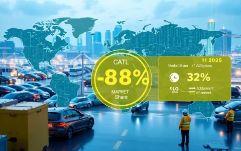 Global Electric Vehicle Battery Installations in Q1 2025: CATL Leads with 38% Market Share, LG Takes Third Place