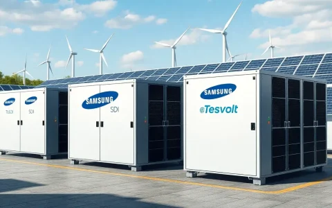 Samsung SDI Partners with Tesvolt for Major Battery Storage Supply Agreement in Germany