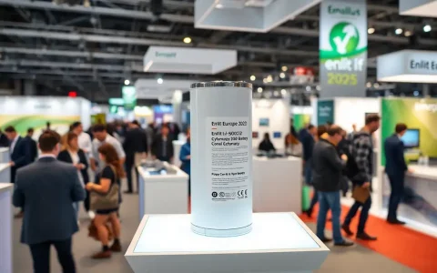 HCB Unveils Innovative Li-SOCl₂ Cylindrical Battery at Enlit Europe 2025 in Bilbao
