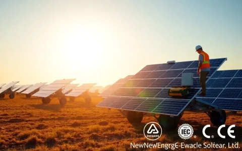 NewEnergie Renewable Ltd. Secures IEC, UL, and CE Certifications for Innovative Single-Axis Solar Trackers