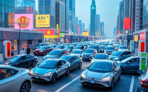China's Electric Vehicle Sales Projected to Reach 63% Market Share by Q2 2025