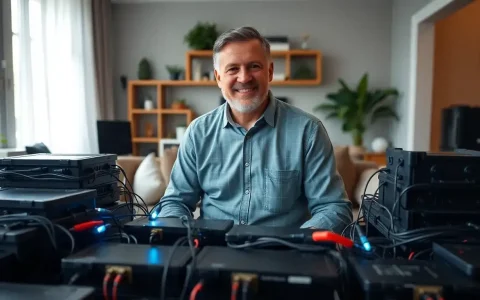 Innovative Energy Solution: One Man Powers His Family with Over 650 Laptop Batteries Since 2016