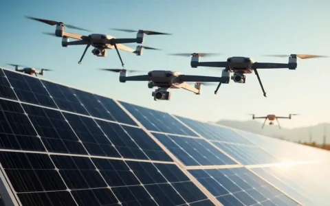 Industrial Drones Revolutionize Maintenance Challenges in Solar Power Plants