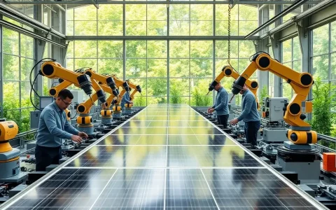 New Manufacturing Line Implements Efficiency Boosting Technology for Enhanced Solar Energy Production