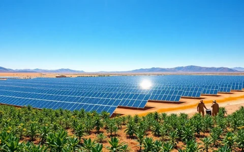 China's $300 Million Solar Plant Transforms Desert into Oasis and Boosts Local Economy