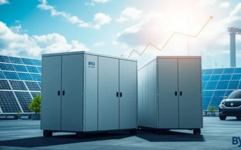 Rapid Growth of BYD's Energy Storage Solutions Amidst Record Market Demand