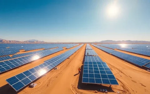 Al Dhafra Solar Project Achieves 40% Completion in Middle East Renewable Energy Initiative