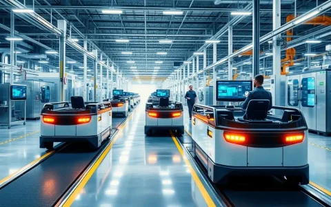 AGV and MES: Pioneering Intelligent Manufacturing for the Future