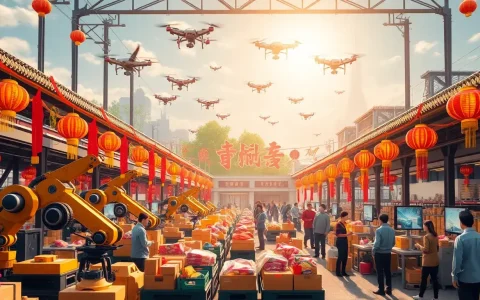 Spring Festival Boosts Efficient Logistics with AI and Automated Machinery