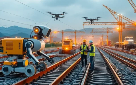 AI and Robotics Revolutionize the Efficiency of Electrified Railway Construction in China