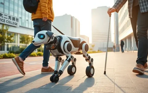 Yueyang Modern Service Vocational College Develops Robotic Guide Dogs to Enhance Mobility for the Visually Impaired