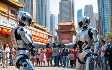 Robots Hit the Streets of Xiamen to Attract Customers with Interactive Performances