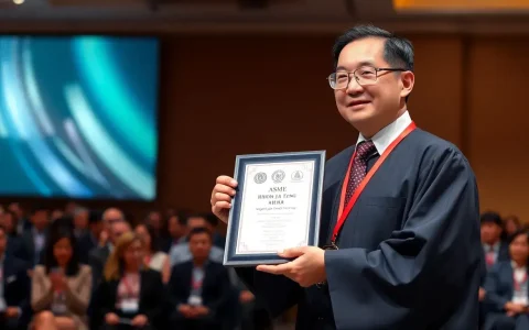 Professor Gao Feng from Shanghai Jiao Tong University Receives ASME Lifetime Achievement Award in Mechanical Design